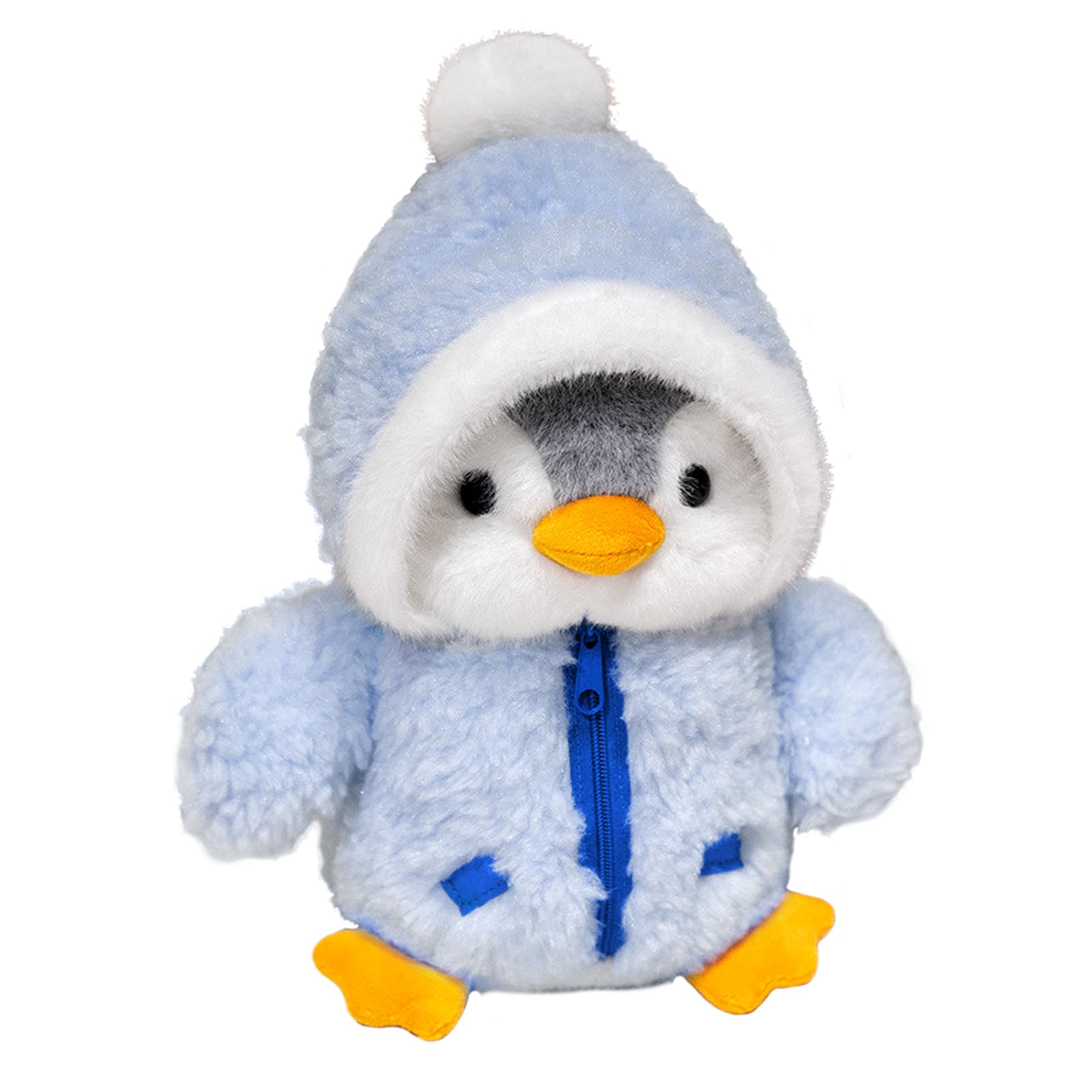 CHUNLINLAODA Penguin Plush Toy 25cm Penguin Stuffed Animal Pengui Plush Animals Dolls Kawaii Pengui Pillow Stuffed Toy Cute Stuffed Animals Soft Toy for Christmas Birthday New Year Gifts (Blue)