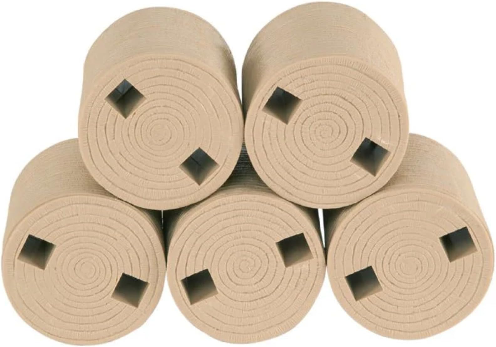 Big Country Toys Hay Bales - Set of 5 - 1:20 Scale - Farm Toys - Plastic Hay Bales - Toy Farm Accessories
