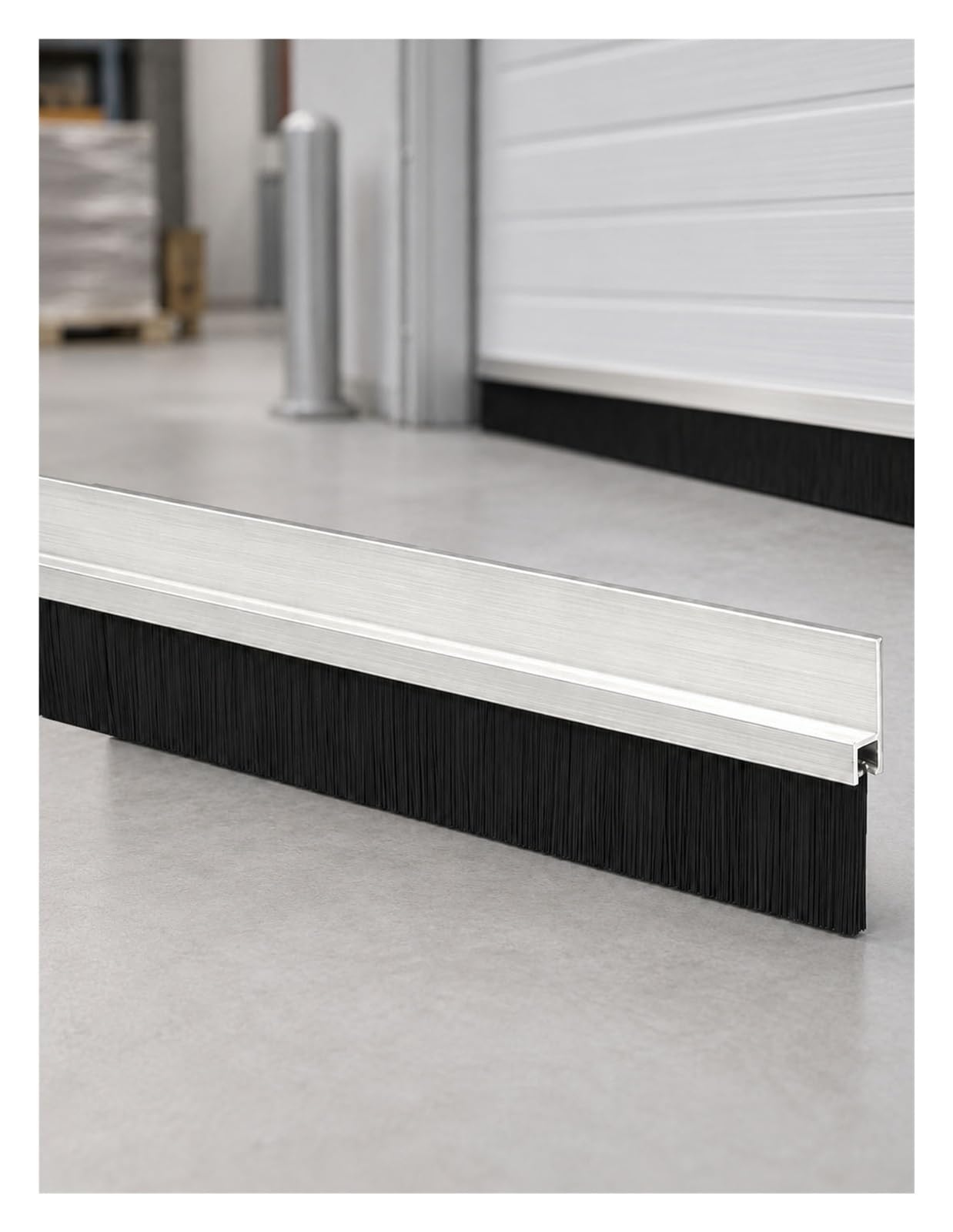Aluminum H Channel Strip Brush