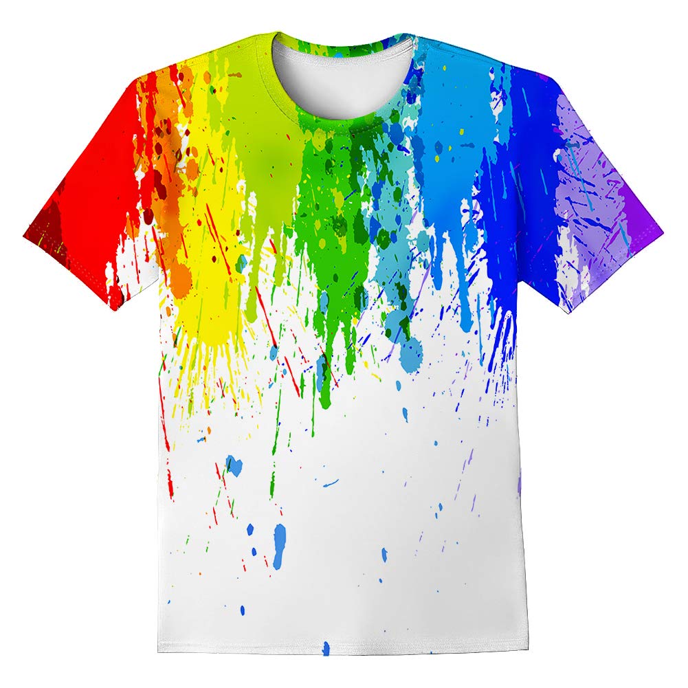 LAIDIPAS Boys Girls 3D Graphic T-Shirt Short Sleeve Tops Tees 6-16 Years