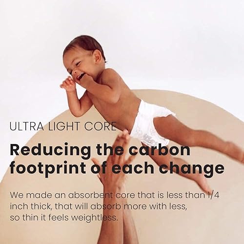 Miniatura 9 de PARASOL Clear+Dry - Pañales desechables  Protección RashShield, diseño a prueba de fugas, juego de pañales hipoalergénicos  Talla 5 (26+ libras) 96