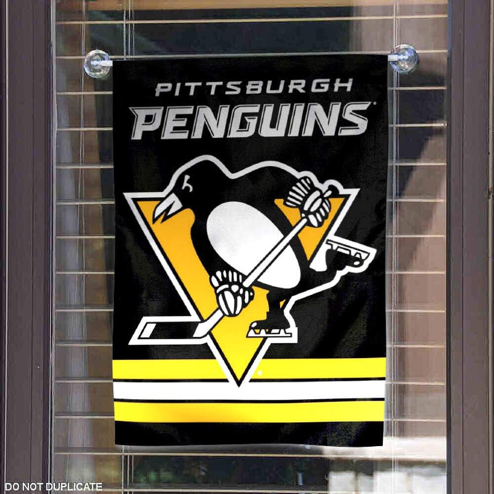Pittsburgh Penguins Double Sided Garden Flag
