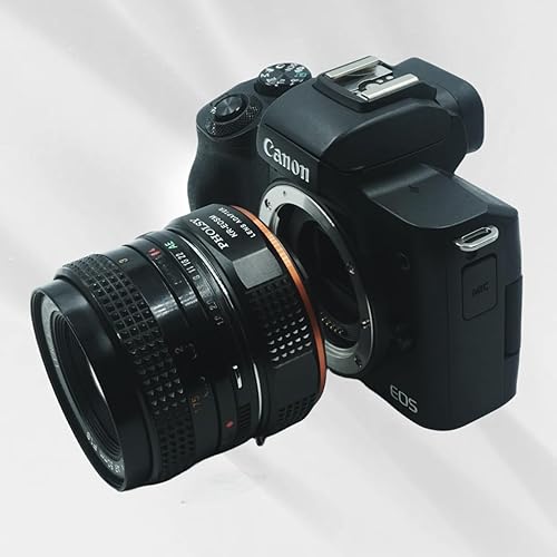 Vista 15 de PHOLSY Adaptador de montaje de lente Leica M a EF-M Compatible con Leica M, Zeiss ZM, VM Lens a Canon EF-M (EOS M) Mount Camera Body Leica M a EOS M