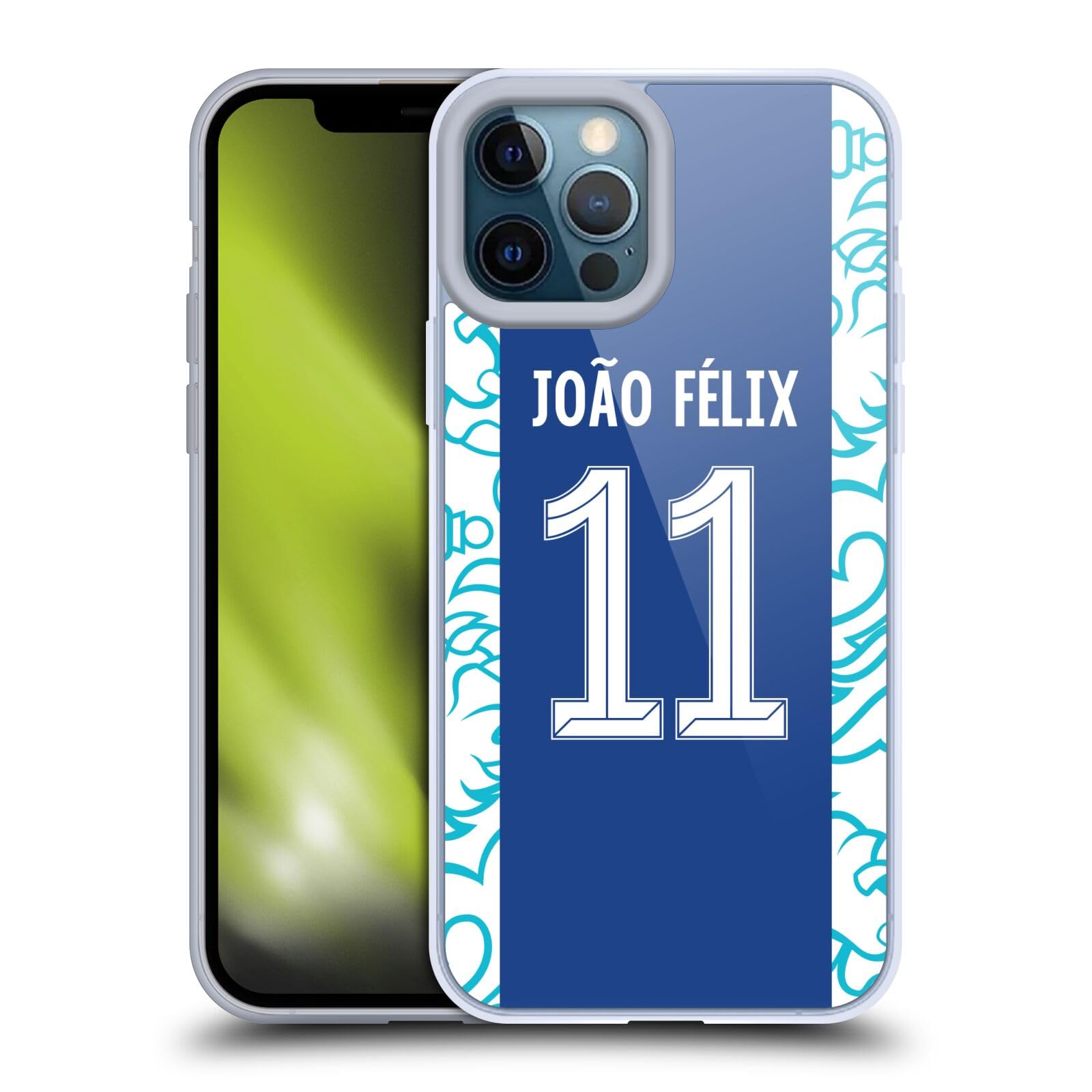 Funda Chelsea João Félix iPhone 12 Pro Max carcasa gel Head Case Designs 7