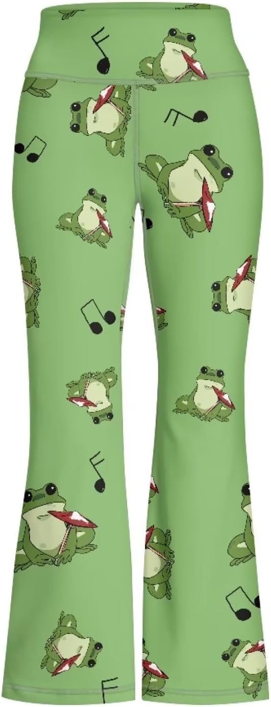 Girl's Flare Leggings Flared High Waisted Bootcut Yoga Pants Kids Dance Bell Bottoms Leggings 5-14 Years