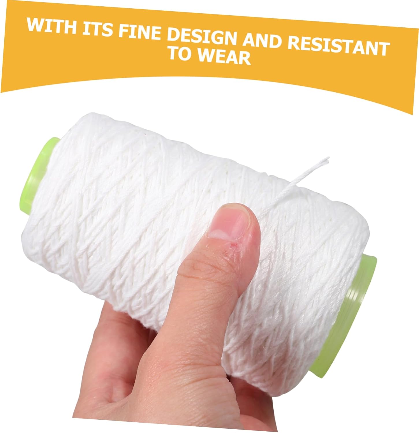 Uonlytech 4rolls Masonry Line for Accurate Bricklaying Work Cotton Thread Ink Absorb String for Construction Site Layout and Thick Design