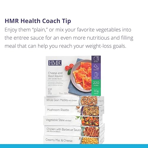 Miniatura 4 de HMR Deliciosas cenas - Paquete de comida para almuerzo o cena preenvasada para apoyar la pérdida de peso  Paquete de 6 comidas listas para comer