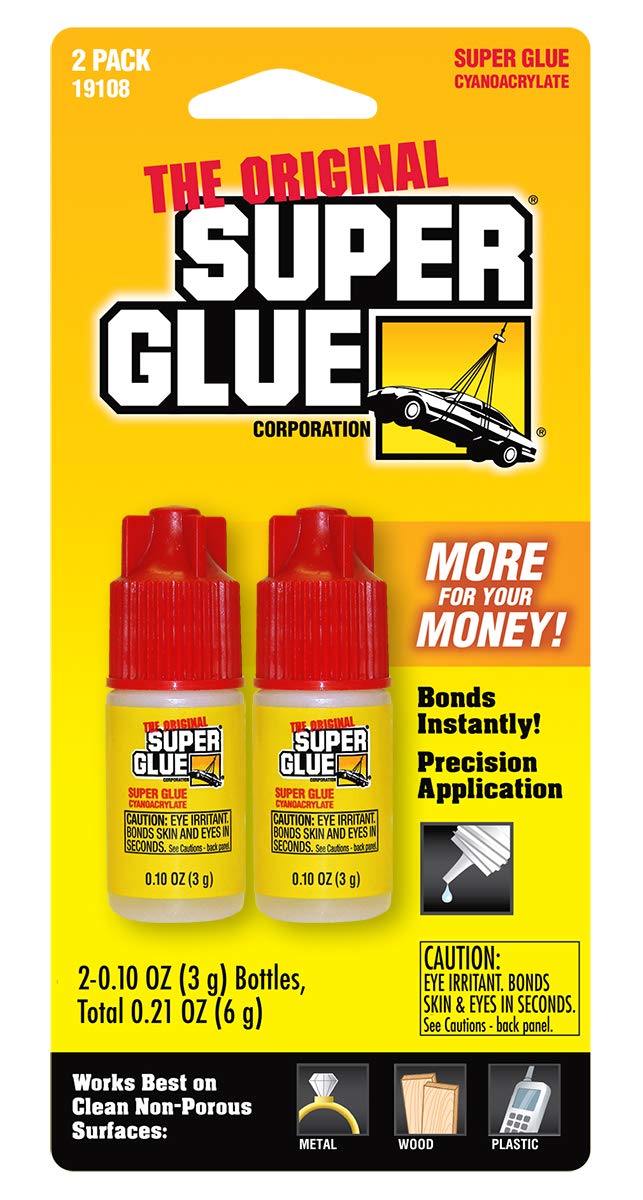 Super Glue Super Glue 19108-12 Spill-Resistant Bottle, 24-Pack(Pack of 24)