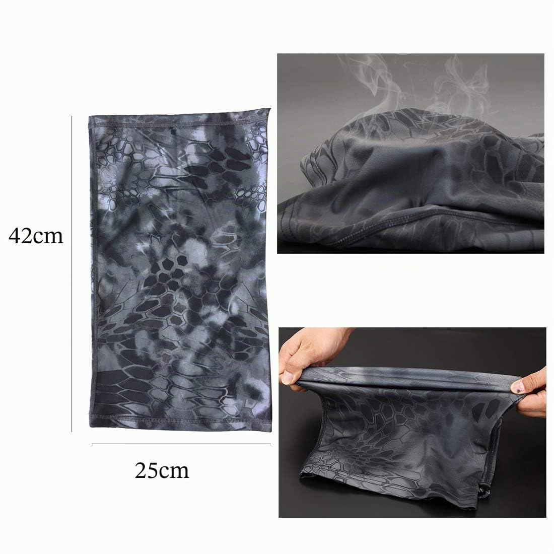 Taktische Boonie Sonnenhut Wide Brim Hut Camo Schal Outdoor Eimer Camping Wandern Schal Unisex