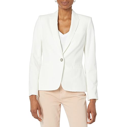 Tommy Hilfiger Women's Blazer – Business Jacket with Flattering Fit and Single-Button Closure