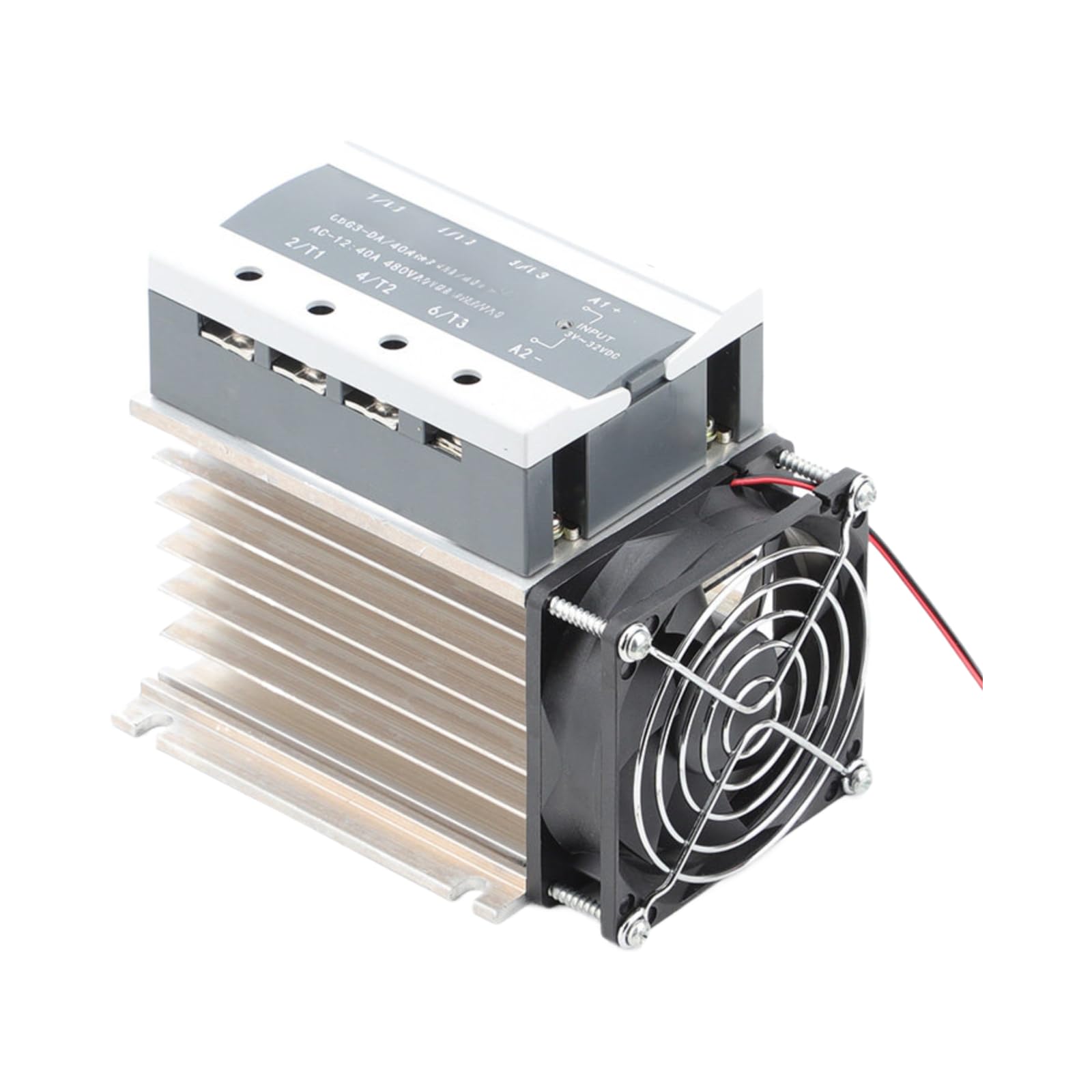 Relé de estado sólido Cdg3-Da 80A 40A 25A 60A 100A 200A(CDG3-DA 40A H-110 220V fan)