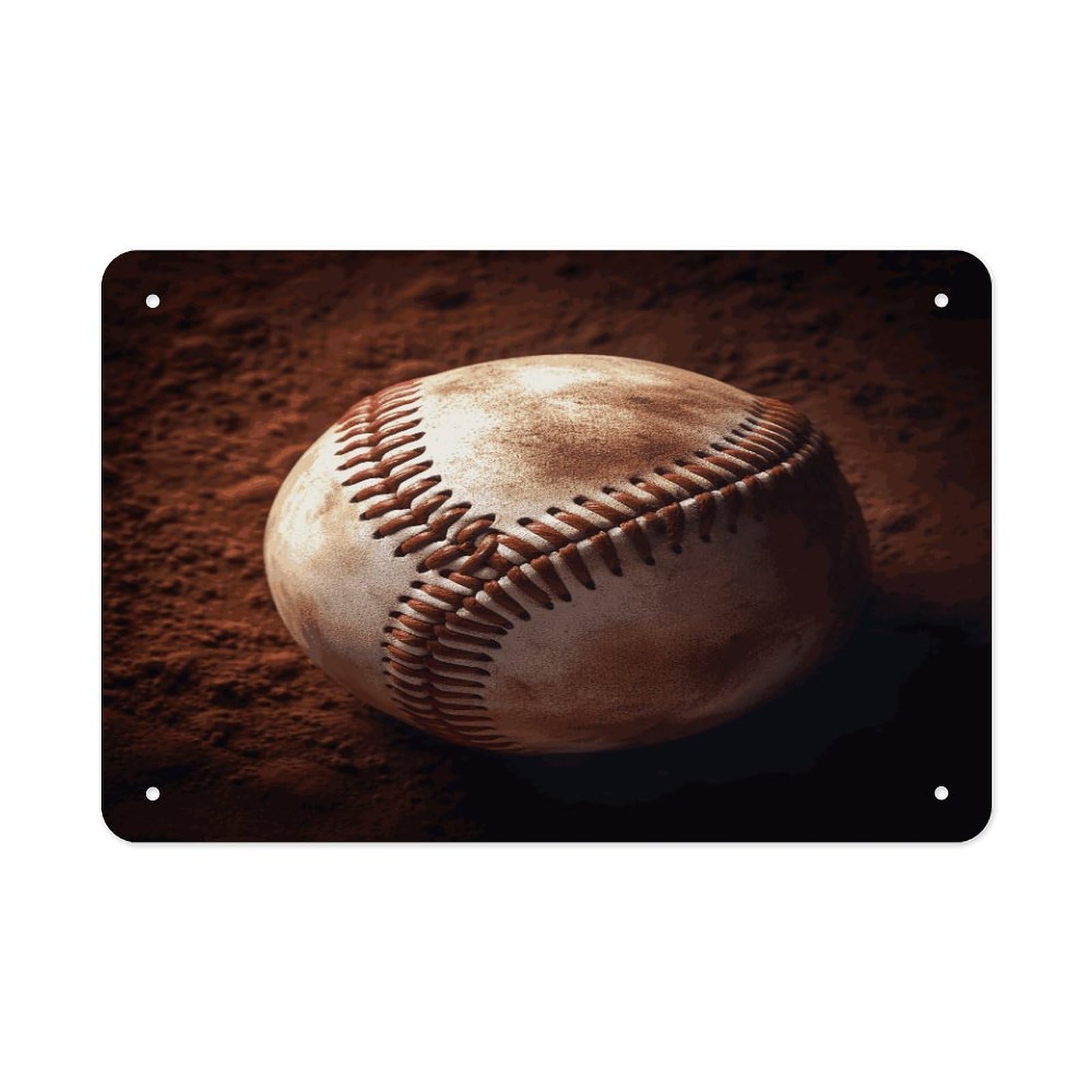 Fodpand Style Baseball Wall Art Metal Signs Tin Sign