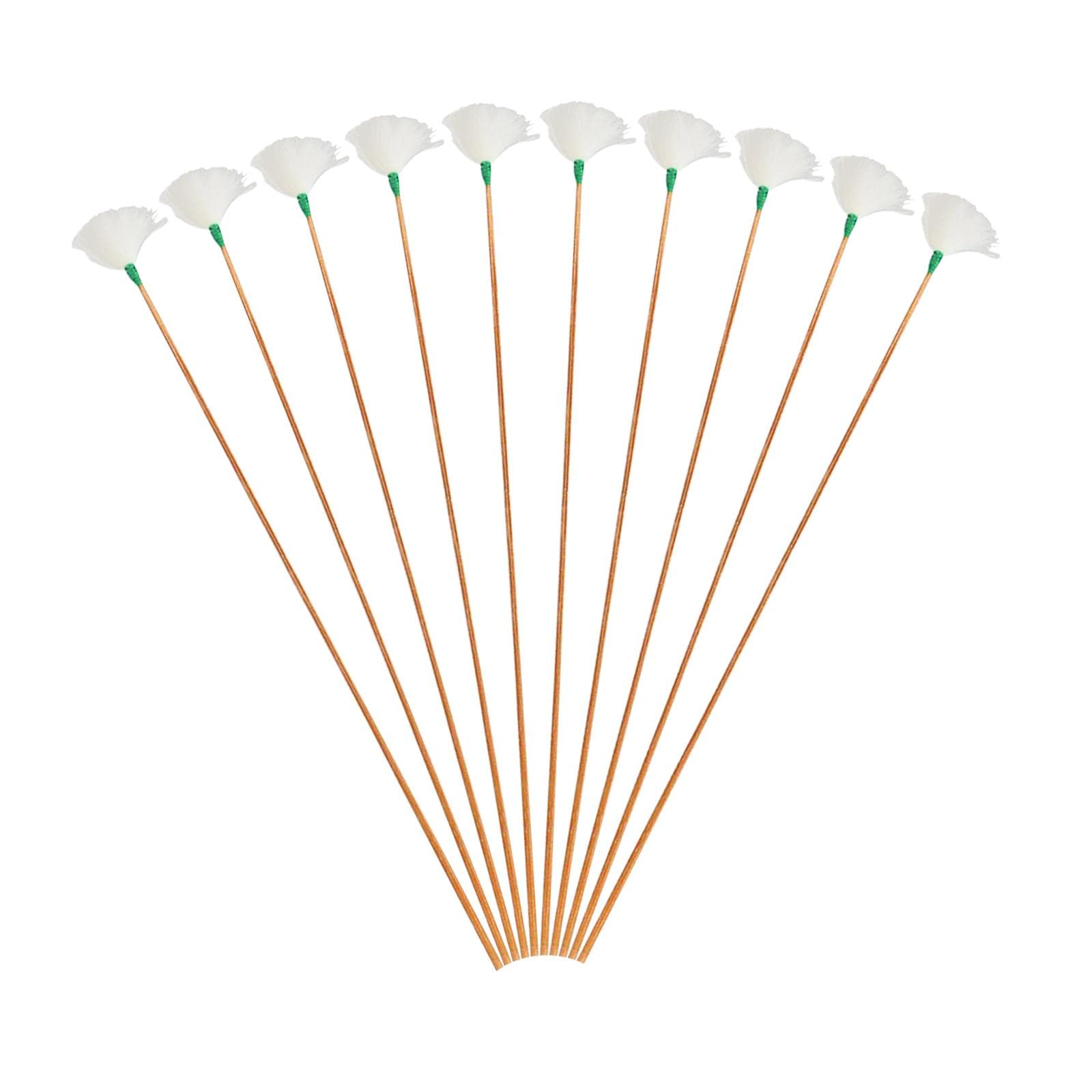 10 Pieces Goose Feather Earpicks for Adults Children Ear Pick Ear Spoon Green Thread S|Health & Beauty |Ear Wax Removers-picture-27