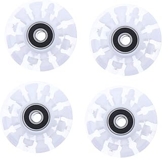 Toddmomy Rodas De Skate 4 Peças Rodas De Skate Iluminadas Rodas De Skate LED Rodas De Skate LED Rolamentos De Esferas Rodas Ao Ar Livre Para Rodas De Skate Ao Ar Livre Flash Pu