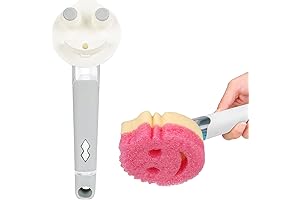 Smile Sponge Dish Wand Sponge Holder That Saves your Counter Space by...