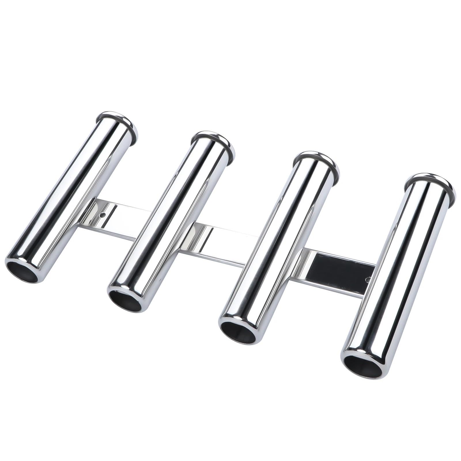 SUBLXPoten Stainless Steel Fishing Rod Holder Boat Accessories Outboard Motor Stainless Steel Fishing Rod Holder Rack Marine Pod(S4)
