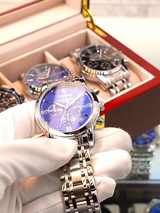 Amazon.co.jp: 腕時計 メンズ かっこいい クロノグラフ うて時計