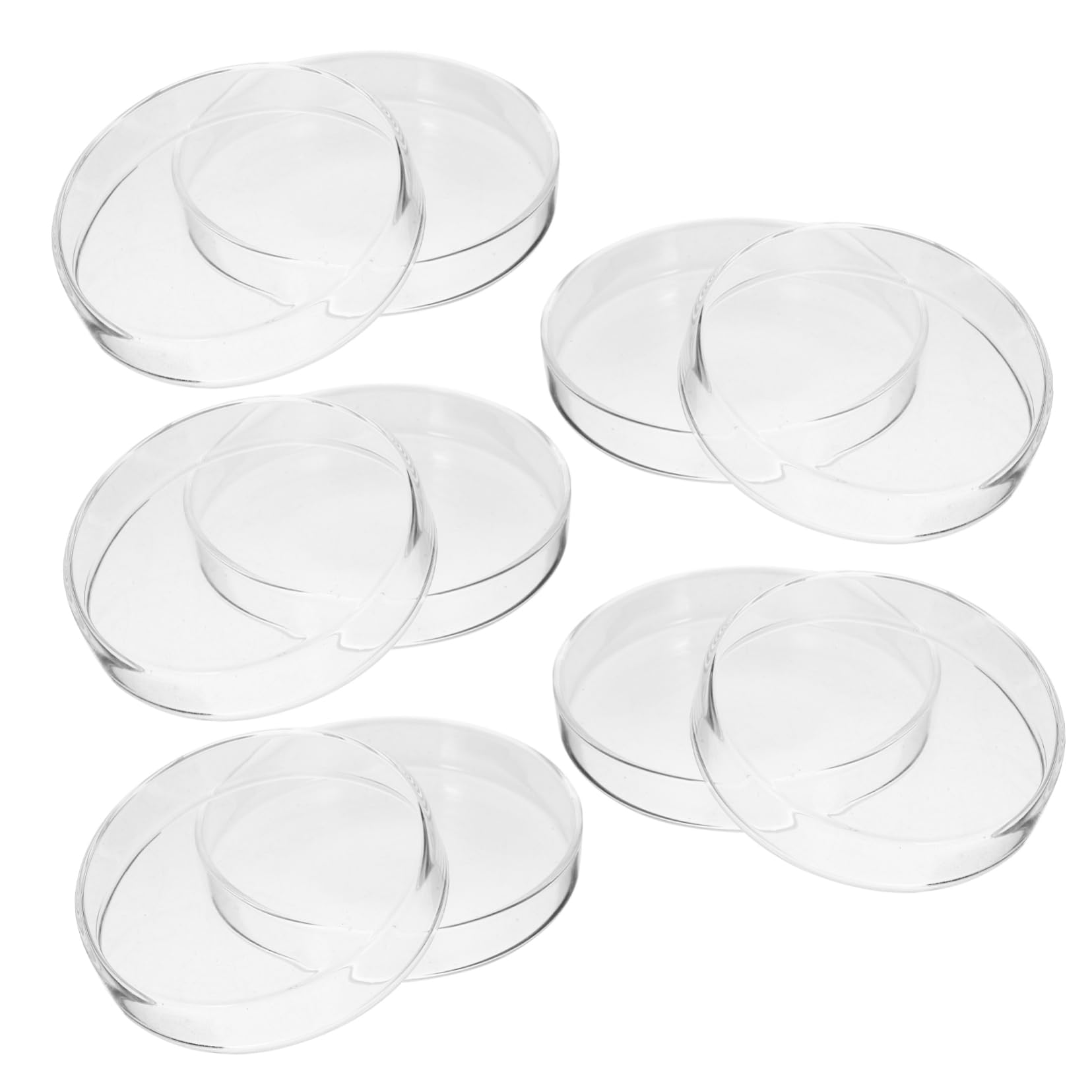 15 Piezas De Petri Placas De Agar De Bandeja De Cultivo Plato Redondo De Agar Soporte De Cultivo De Laboratorio Bandeja De Cultivo De Química Plato De Cultivo De