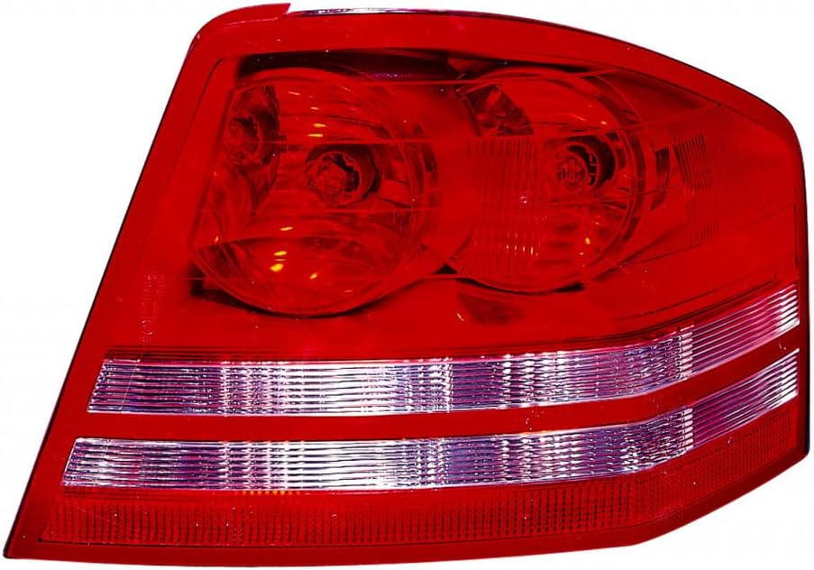 CarLights360: For Dodge Avenger Tail Light 2008 2009 2010 Pair Driver and Passenger Side DOT Certified For CH2800182 | CH2801182 | 5303991AG, 5303990AG