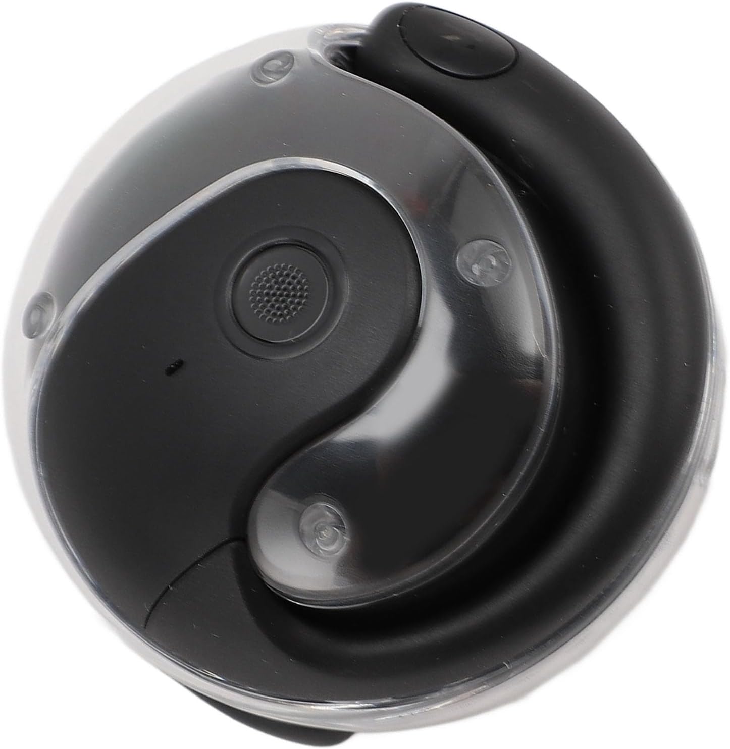 Package contents including charging case, earbuds, USB cable, ear tips, cleaning brush, and lanyard