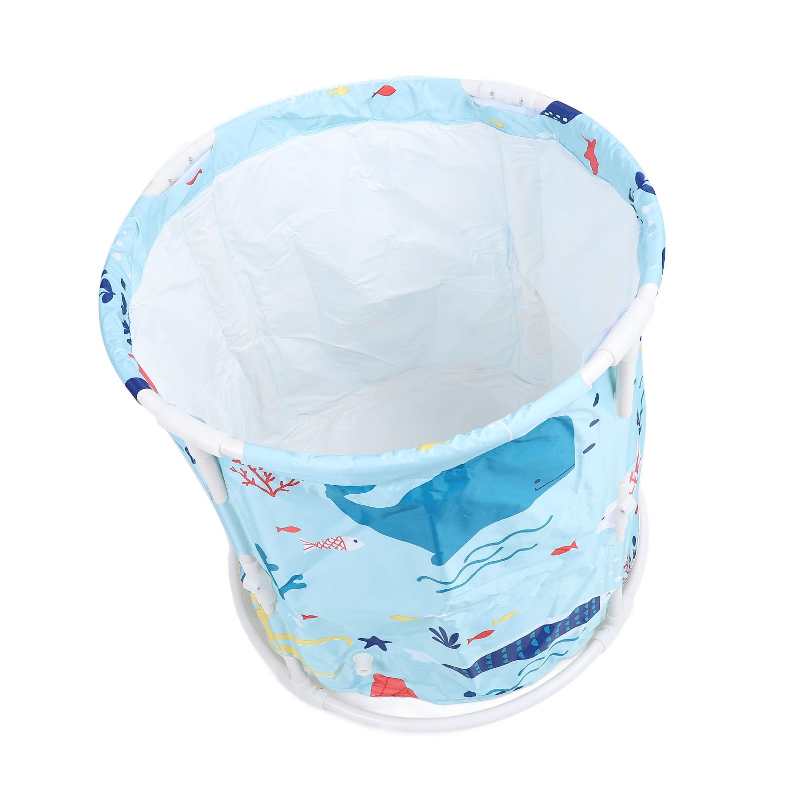 Htub Plegable Portátil para Adultos y Niños - Bañera de Spa H en PVC, Ideal para Espacios SM, e (BLUE)