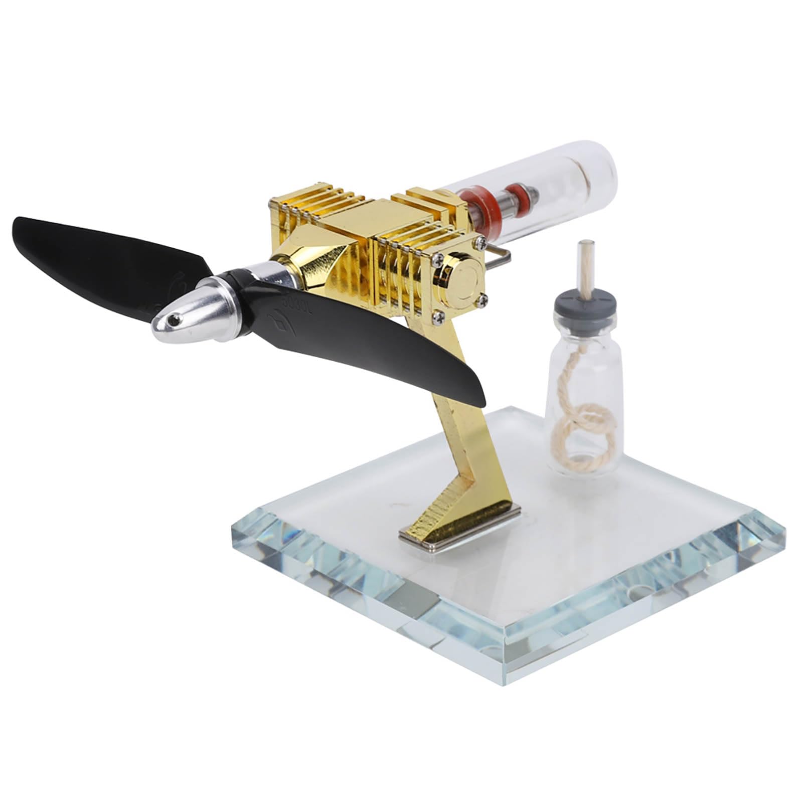 Generic Kit di Esperimenti con Motore Stirling, Innovativo Motore Ad Aria Calda, Strumento di Apprendimento della Fisica Coinvolgente per Studenti, Ottimo per attività Familiari, 1 unità