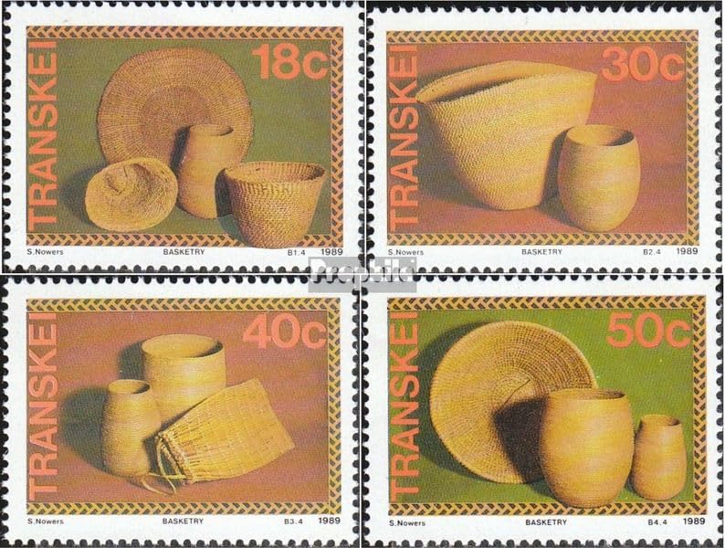 South Africa - Transkei 234-237 (complete.issue.) FDC 1989 Korbwaren (Stamps for collectors) Glass/ceramics/porcelain