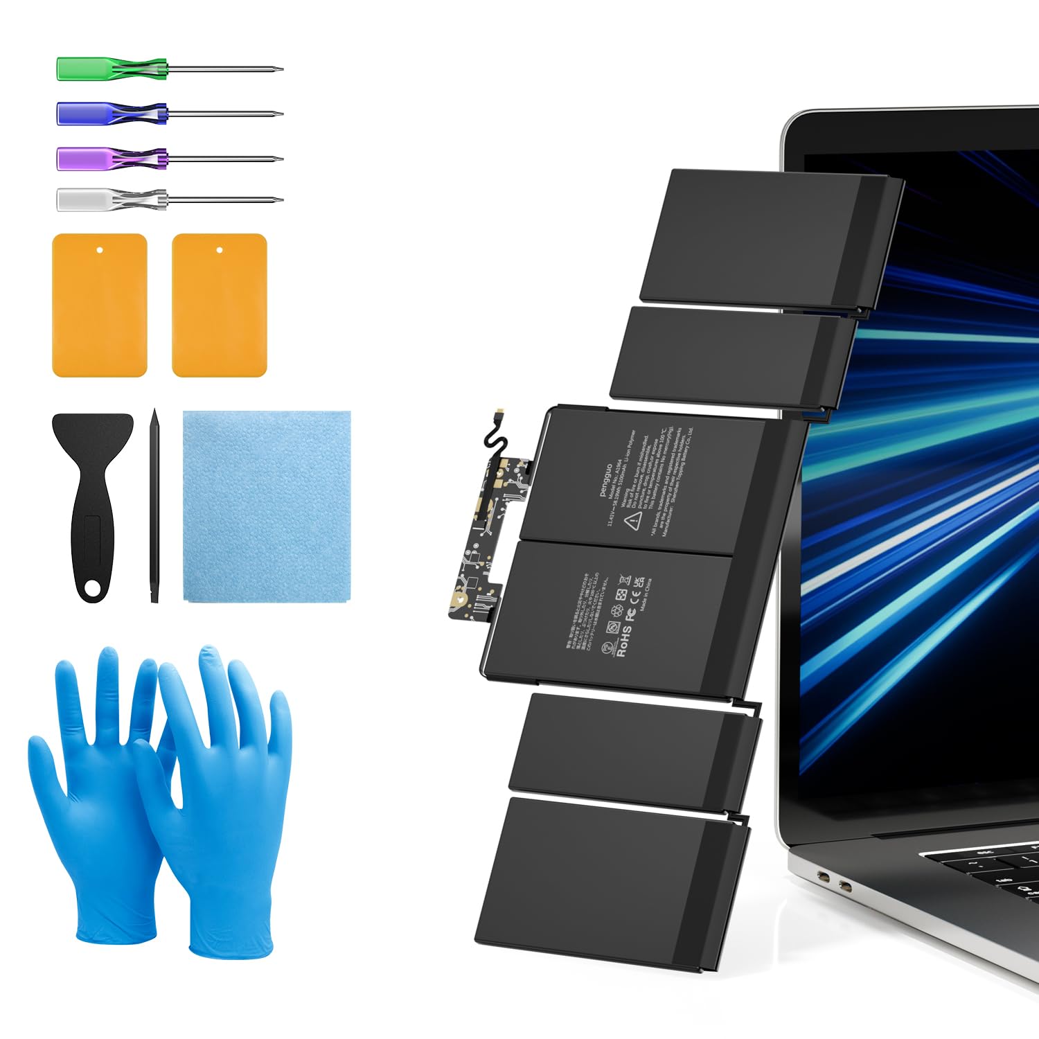 Amazon.com: pengguo Battery for MacBook Pro 13 Inch A1989 (Mid