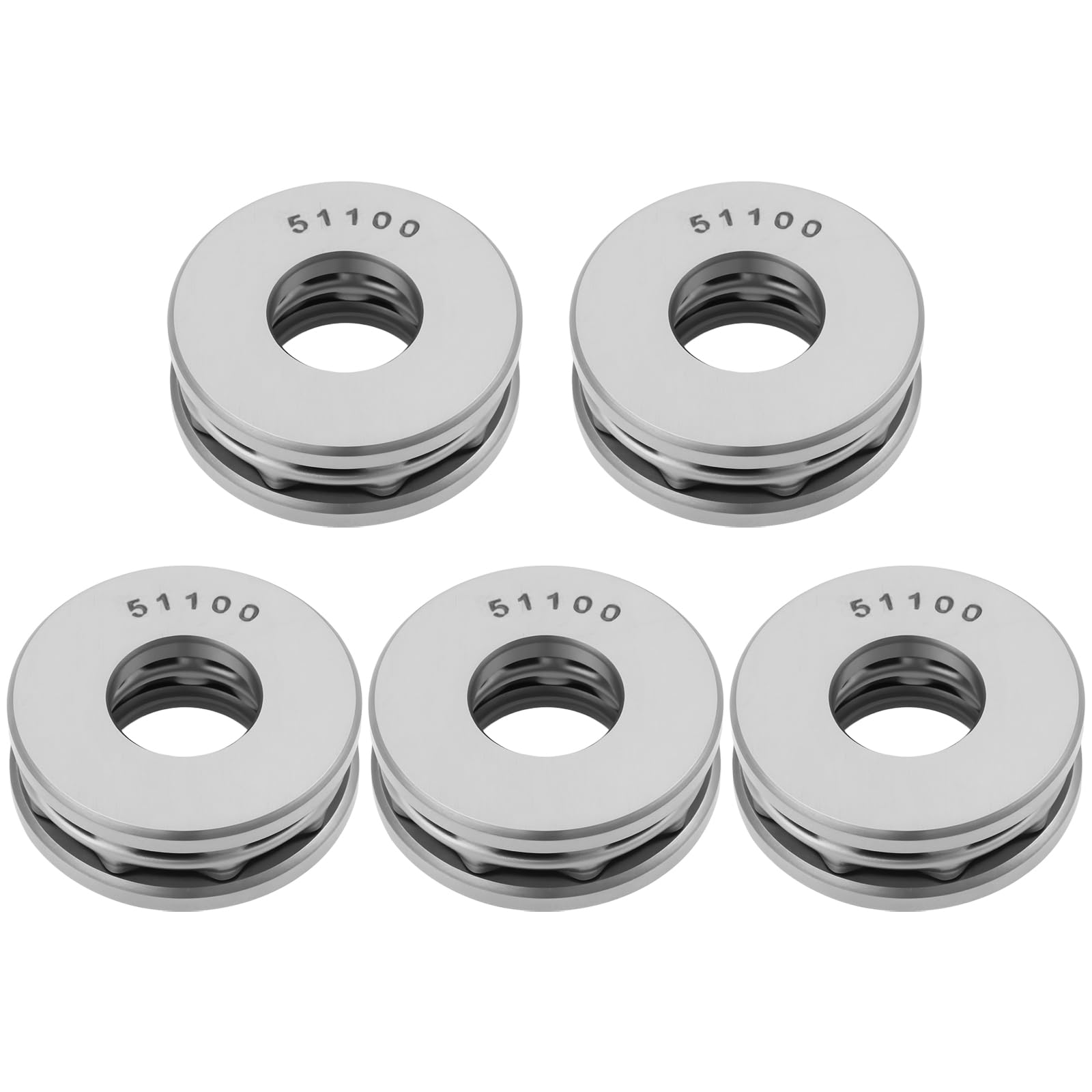 LT Easiyl 5Pcs Thrust Ball Chromium Steel Bearings 51100 10x24x9mm for Motors Machine Tools Rotating Equipment