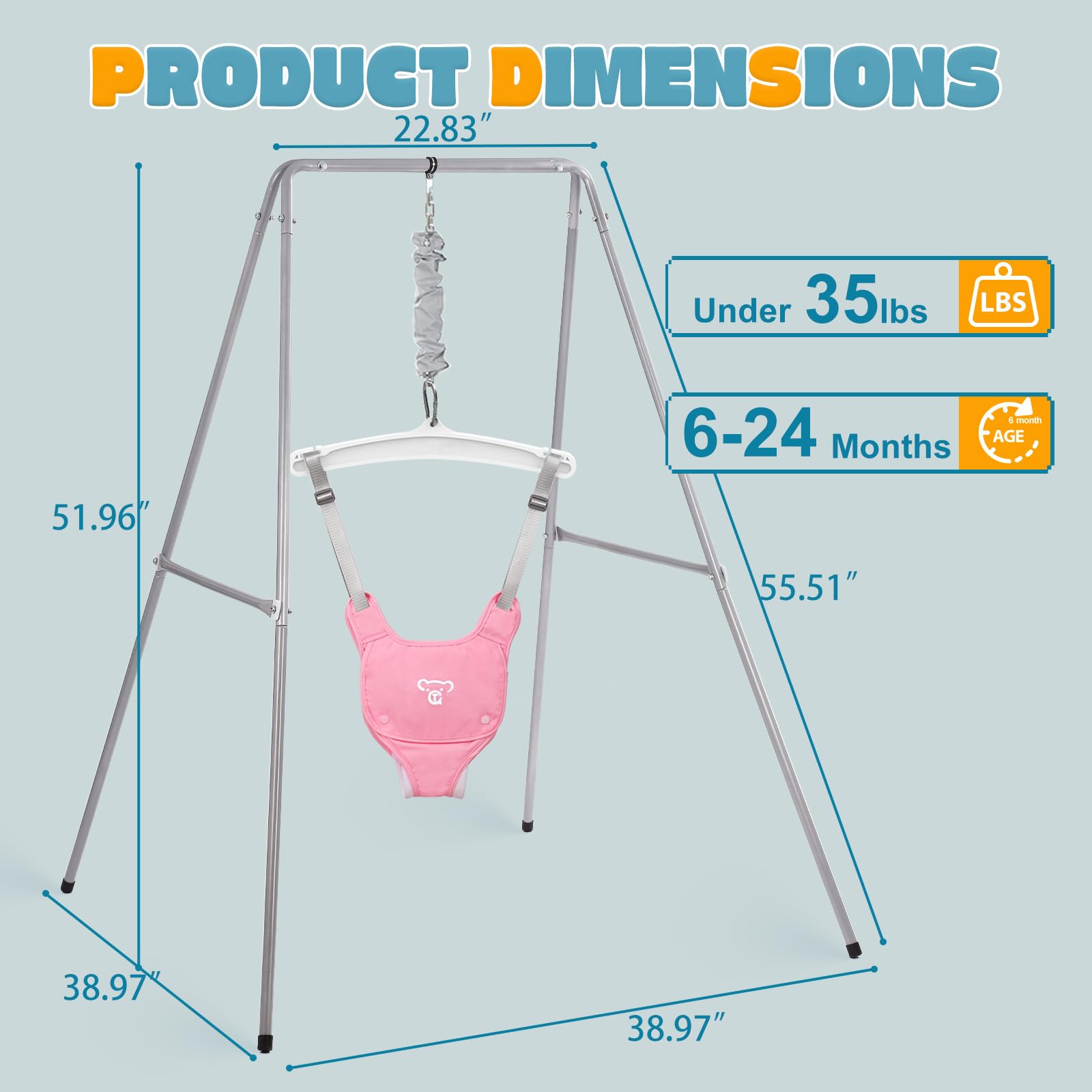 Amazon.com : Baby Jumper with Stand, Baby Jumpers and Bouncers
