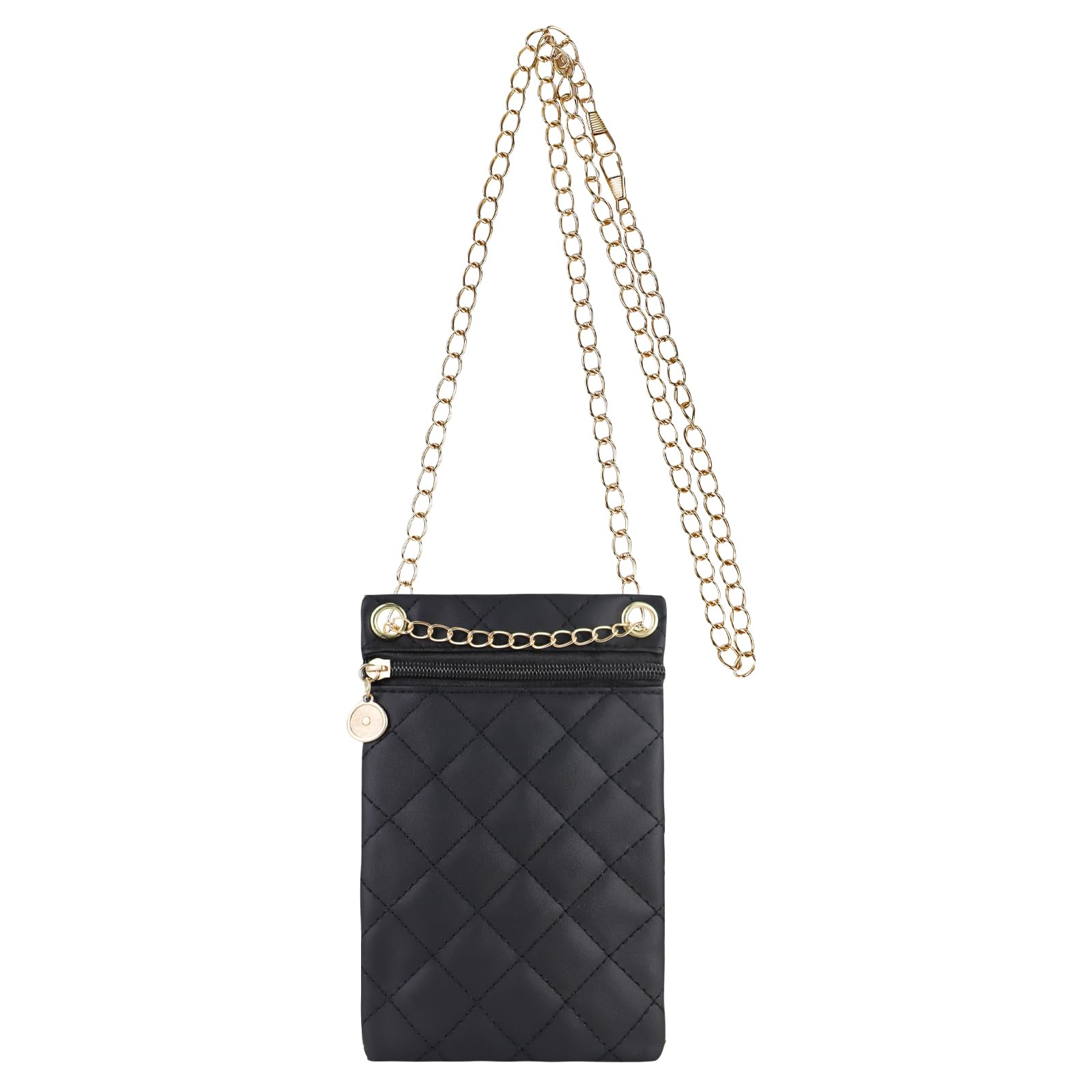 Small Crossbody Bags for Women Quilted Cell Phone Purse with Adjustable Shoulder Strap Phone Strap Crossbody