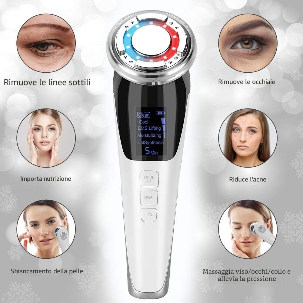 Profesjonalny Radiofrequencyjny Massager do Twarzy Anti-Aging EMS Lifting