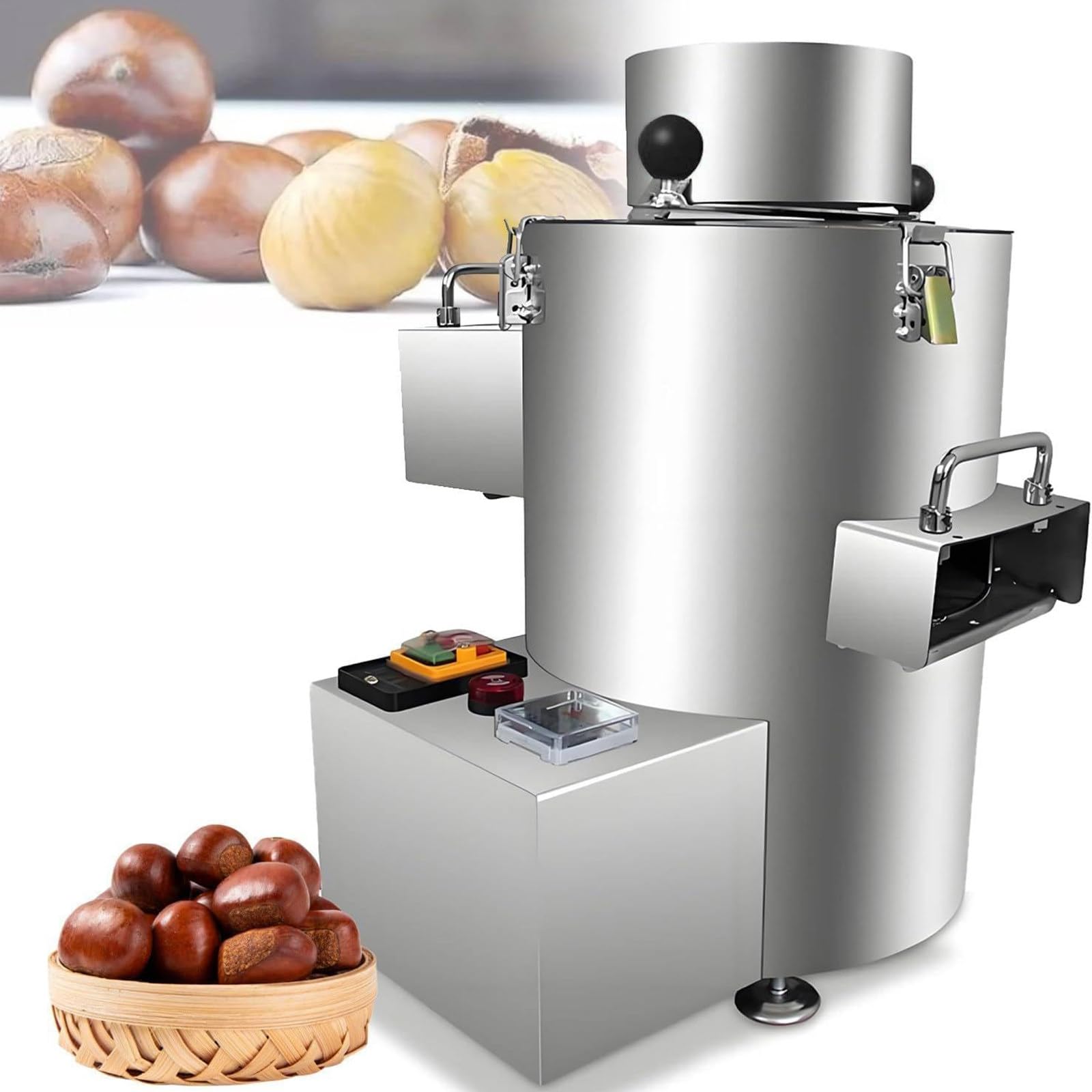 Obieraczka z Timerem, Partie 1–5 kg, Wydajność do 40 kg/h 12blades | Do kuchni, piekarni, stoisk i małych zakładów zajmujących się sezonowym lub komercyjnym przetwarzaniem