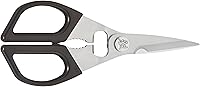 MIYABI Kitchen Shears - Micro-Serrated Stainless Steel Blades, Comfort Grip Handles, Bone Breaker & Bottle Opener, Japanese Crafted