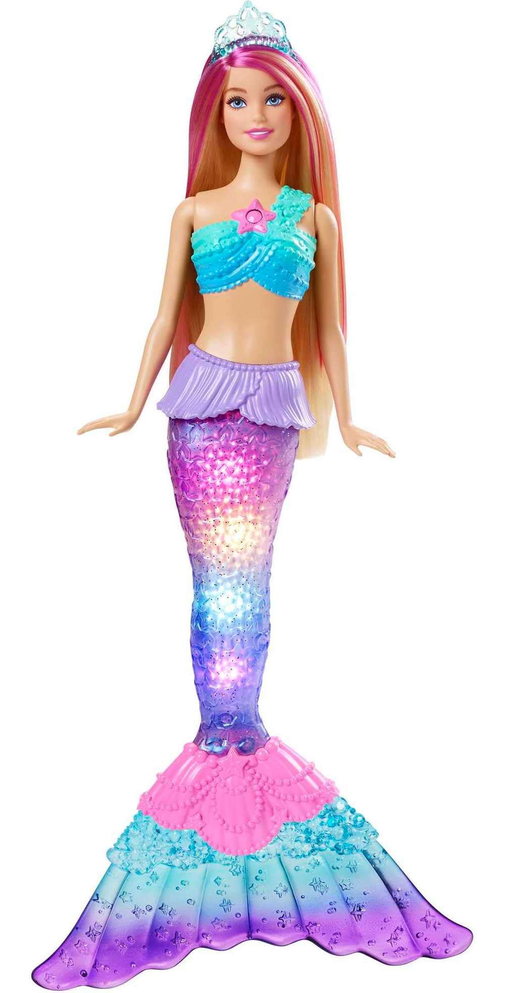 Mattel - Barbie Fairytale Light Up Mermaid 1-image-27