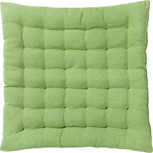 Erwin Müller Stuhlkissen London apfelgrün Größe 40x40x3 cm