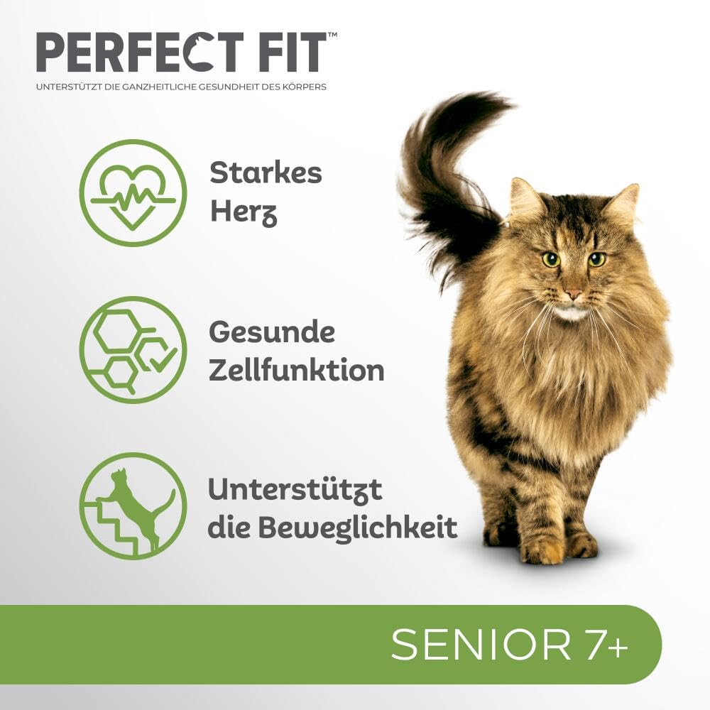 PERFECT FIT Senior 7+ Trockenfutter für Katzen 7 kg Huhn