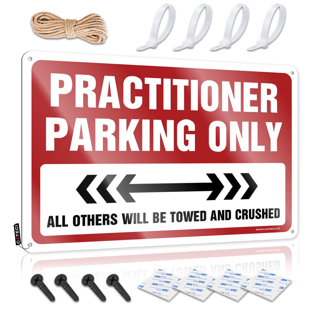 Fzfn Colour Cute Decorations Decor | Practitioner Parking Only Aesthetic Deck Decoration(30X40cm)