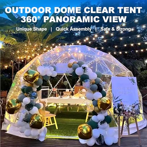 Carpa burbuja transparente 12ft para 4-8 personas miniatura 2