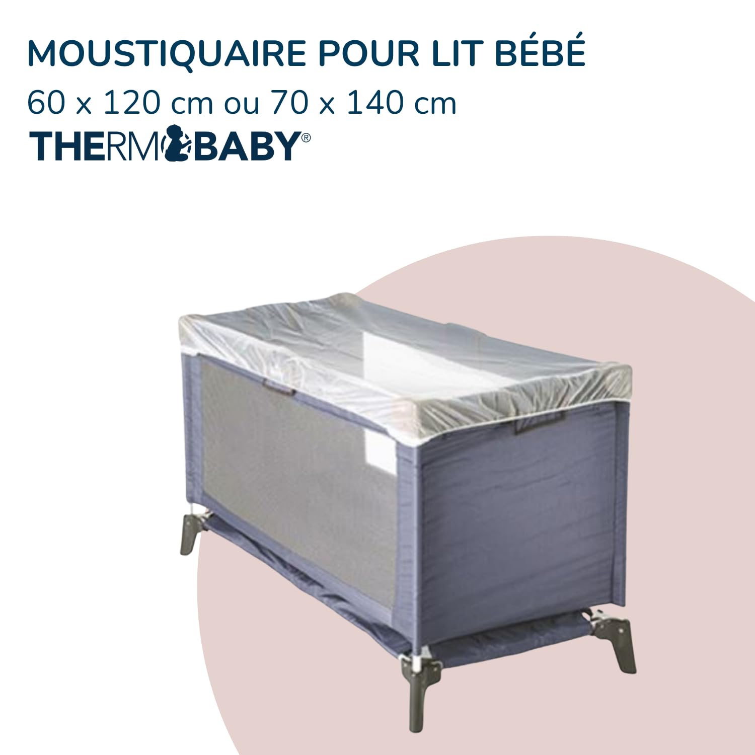 Thermobaby Moskitiera do łóżeczka dziecięcego, przezroczysta