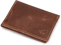 Carteira Masculina Porta Cartão Slim Couro Bovino