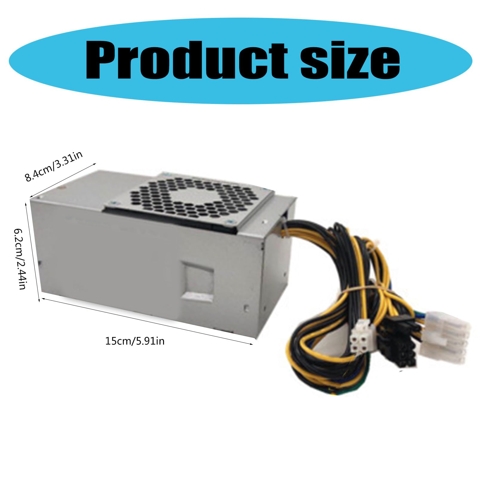 Alimentatore di computer ad alta efficienza energetica 500W funzionamento silenzioso per FSP50020TGBAB GWT300SPWCTF GWTFX200AHD HK30071PP Computer Power