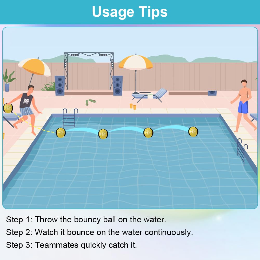 Mizikuu Lot De 3 Balles D’Eau Rebondissantes En Lycra – Bombes à Eau Réutilisables – Piscine, Plage, Extérieur