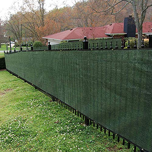 Sunnyglade 6 Feet X 50 Feet Privacy Screen Fence Heavy Duty Fencing Mesh Shade Net Cover For Wall Garden Yard Backyard (6 Ft X 50 Ft, Green) #TOP5