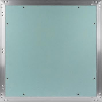 20" x 20" Drywall Access Panel Waterproof Aluminum Frame Gypsum Hatch Wall & Ceiling Inspection Door Easy Install Removable Cover for Plumbing Electrical Utility & Ventilation Access