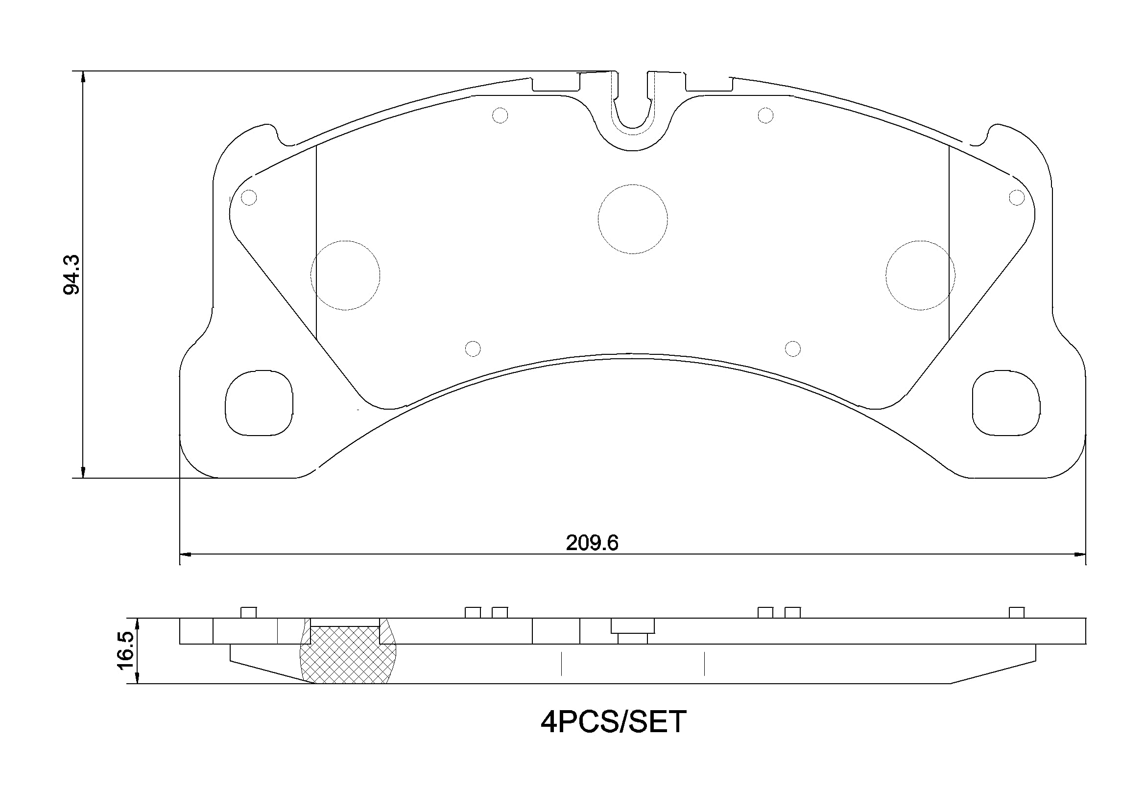 Zestaw Klocków Hamulcowych BREMBO P 65 047 przód
