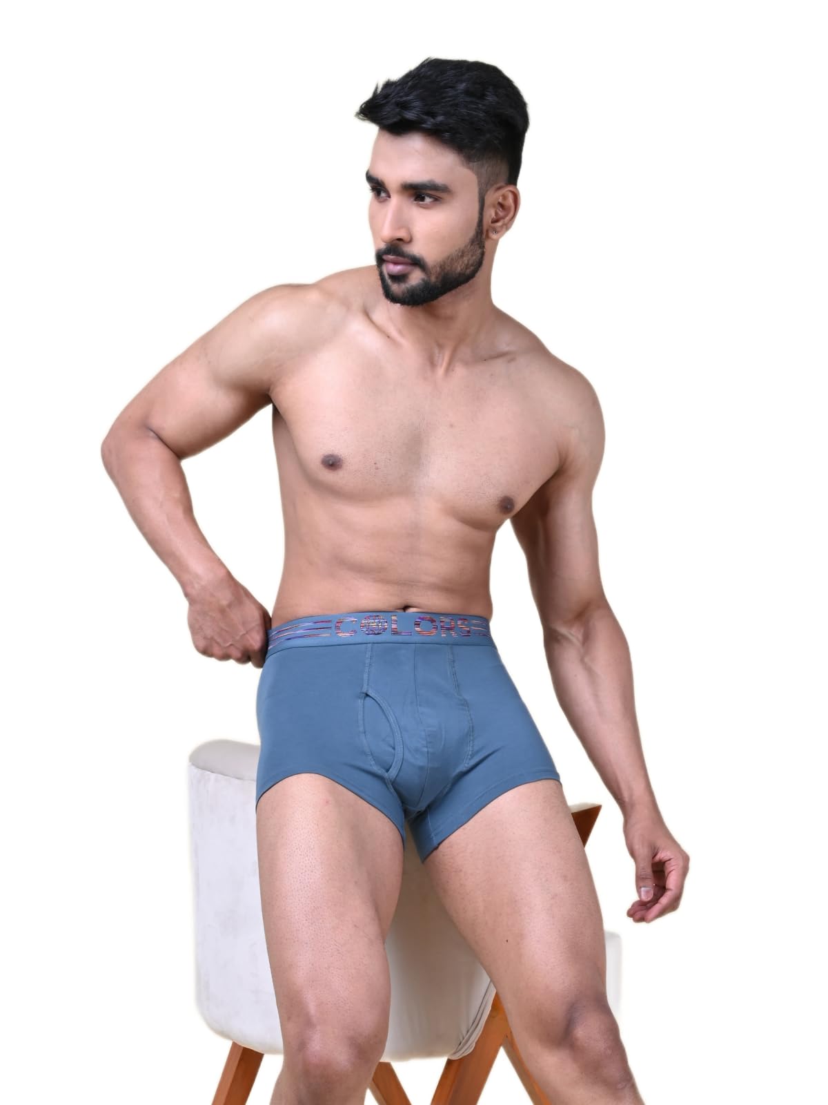 rupa Colors Solid Trunk for Men, Cotton Blend, Outer Elastic, Regular Fit, Pack of 1-picture-33