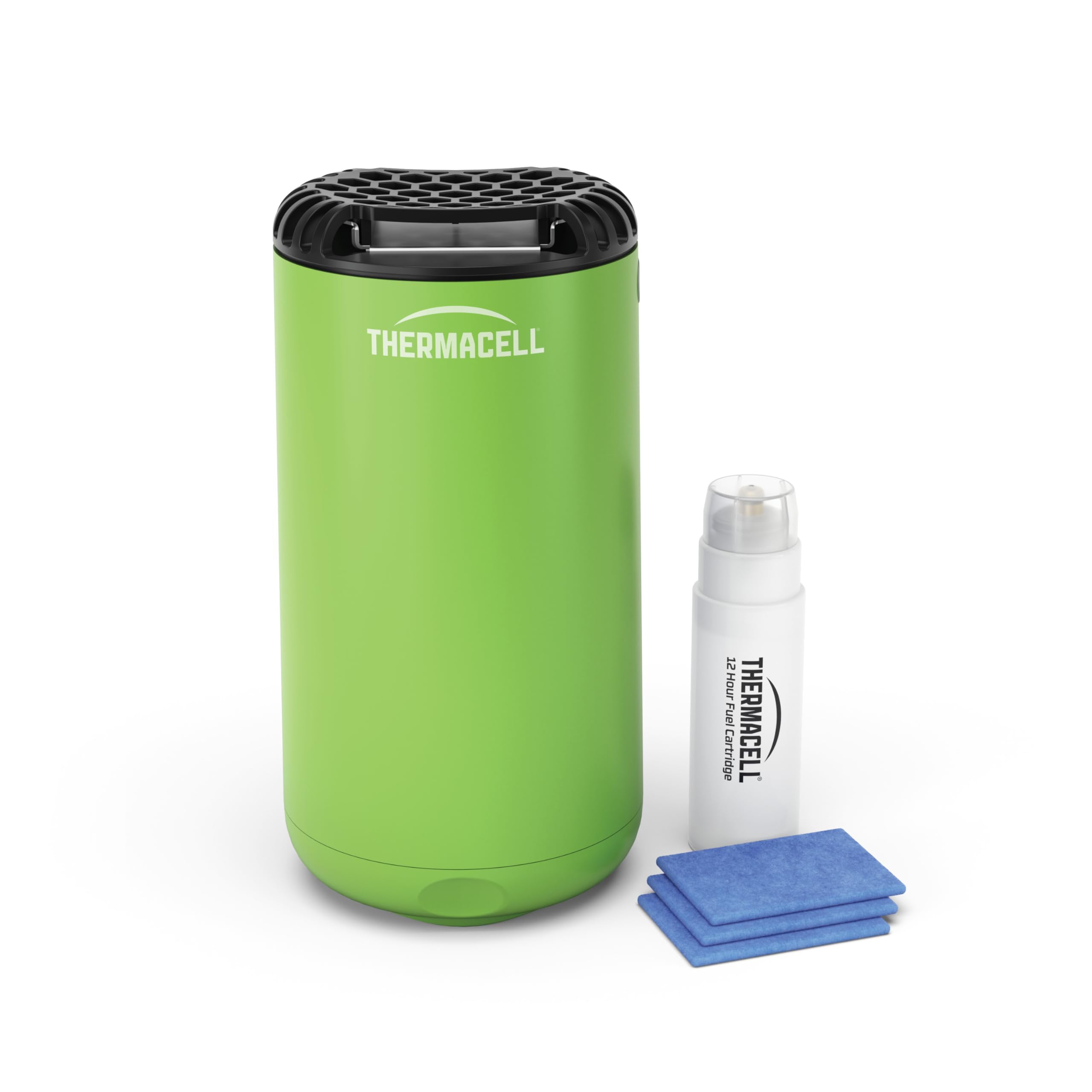 Thermacell Mosquito Diffuser for Outdoor, Protection of 20 m², Includes 12 Hour Refill + 3 Tablets, Green