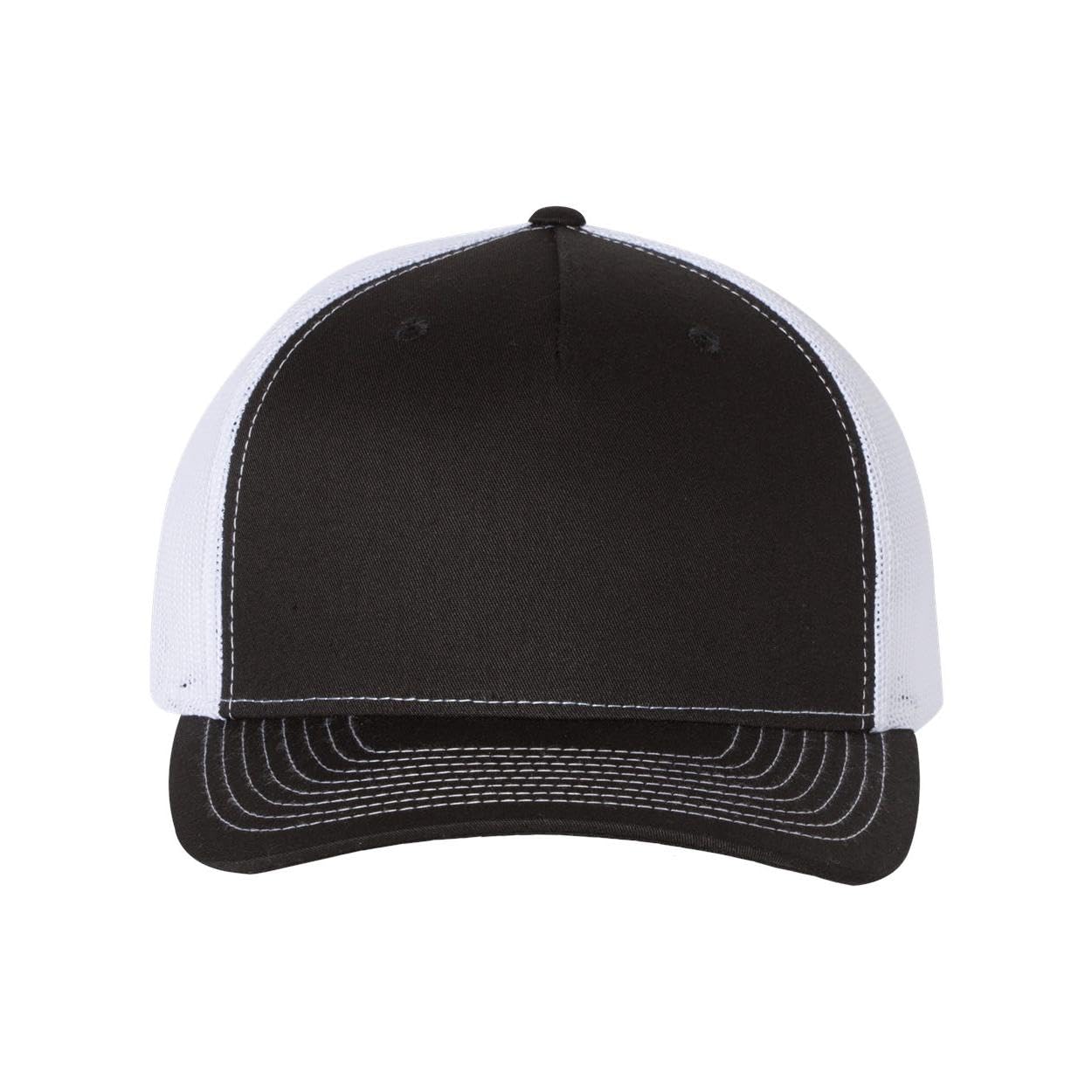 Richardson Trucker Cap Adjustable Black/White