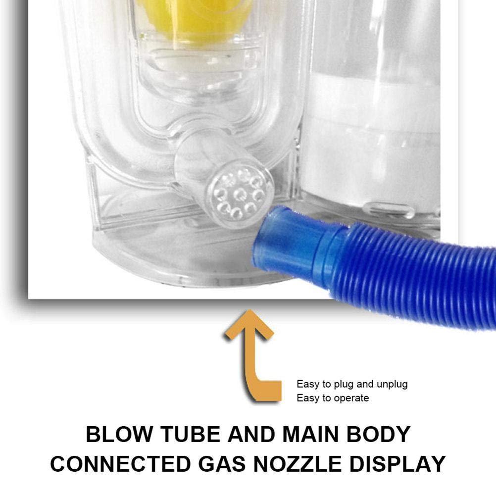 Appareil d'entraînement respiratoire, Appareil d'entraînement à la spirométrie 3000 ml/5000 ML,testeur de Fonction pulmonaire,pour Appareil d'entraînement respiratoire respiratoire pour Enfants
